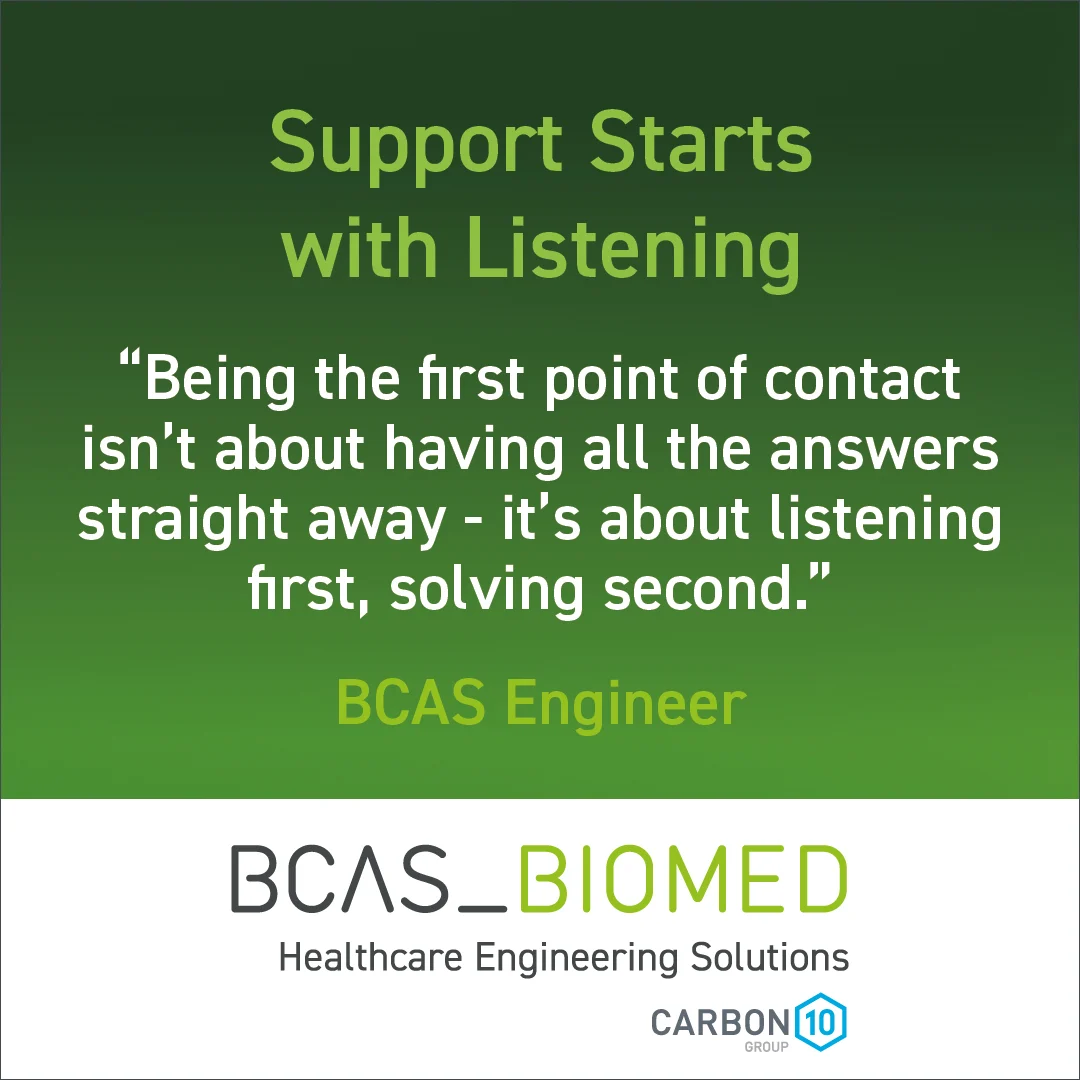 Support starts with listening